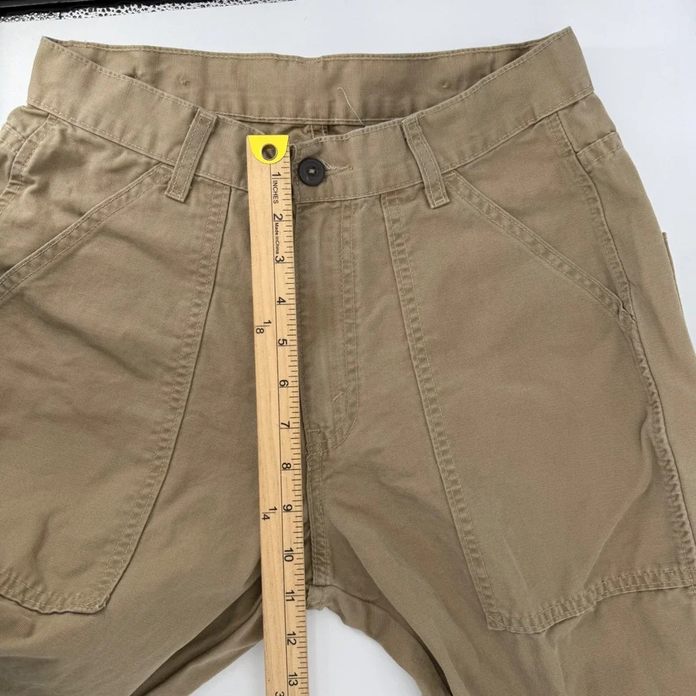 Levi's Dry Goods Carpenter Pant Mens 29x34 Vintage Y2K Tan Khaki Cotton Trousers - Picture 9 of 11